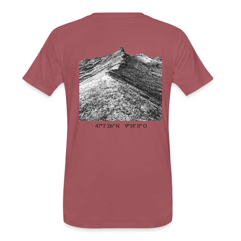 Spitzmeilen SG - Shirt Men - washed Burgundy